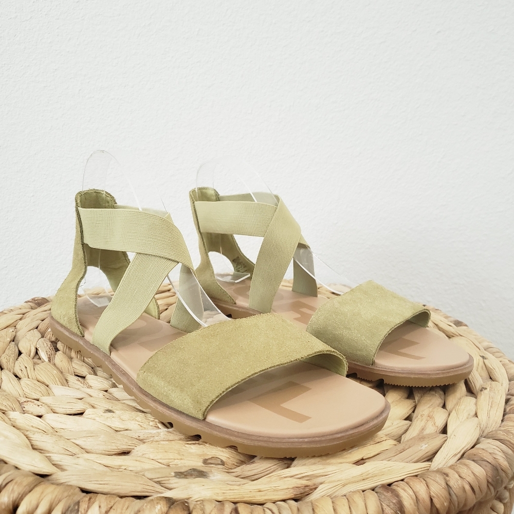 Sorel Women's Ella Green Sandal Size 11 - Picture 3 of 9